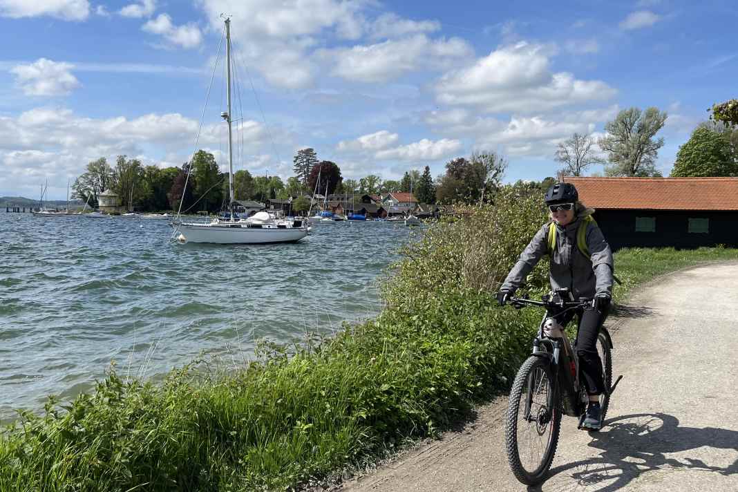 Optimale Trainingrunde: Die Starnberger See Umrundung mit 52 Kilomteren war eine perfekte Vorbereitung auf die 100 Kilometer-Challenge.