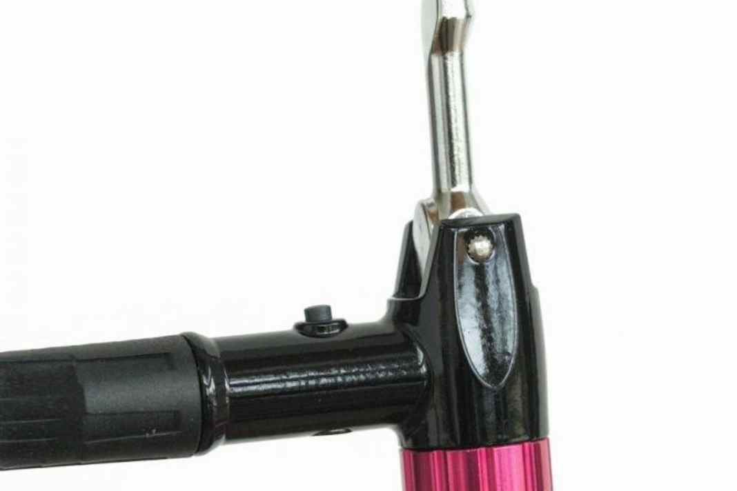 Pumpenkopf mit Exzenter-Klemmung  (Rose, Giant, Pedros, Pro, SKS, Specialized, Topeak)