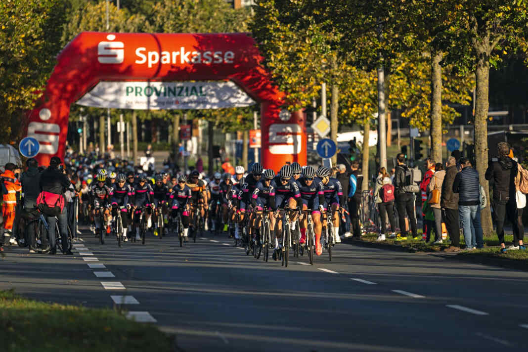 Heiss auf den Start beim Münsterland-Giro