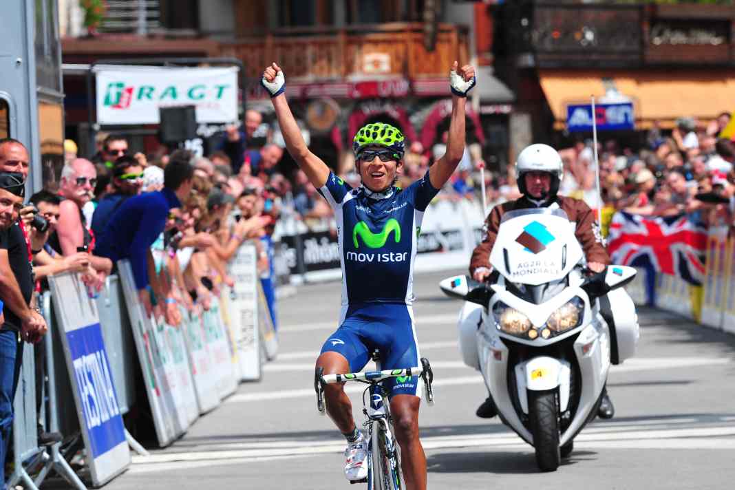 2012 heuert Quintana erstmals bei Movistar an und schlägt sofort ein. Er gewinnt unter anderem eine Etappe bei der Dauphine-Rundfahrt