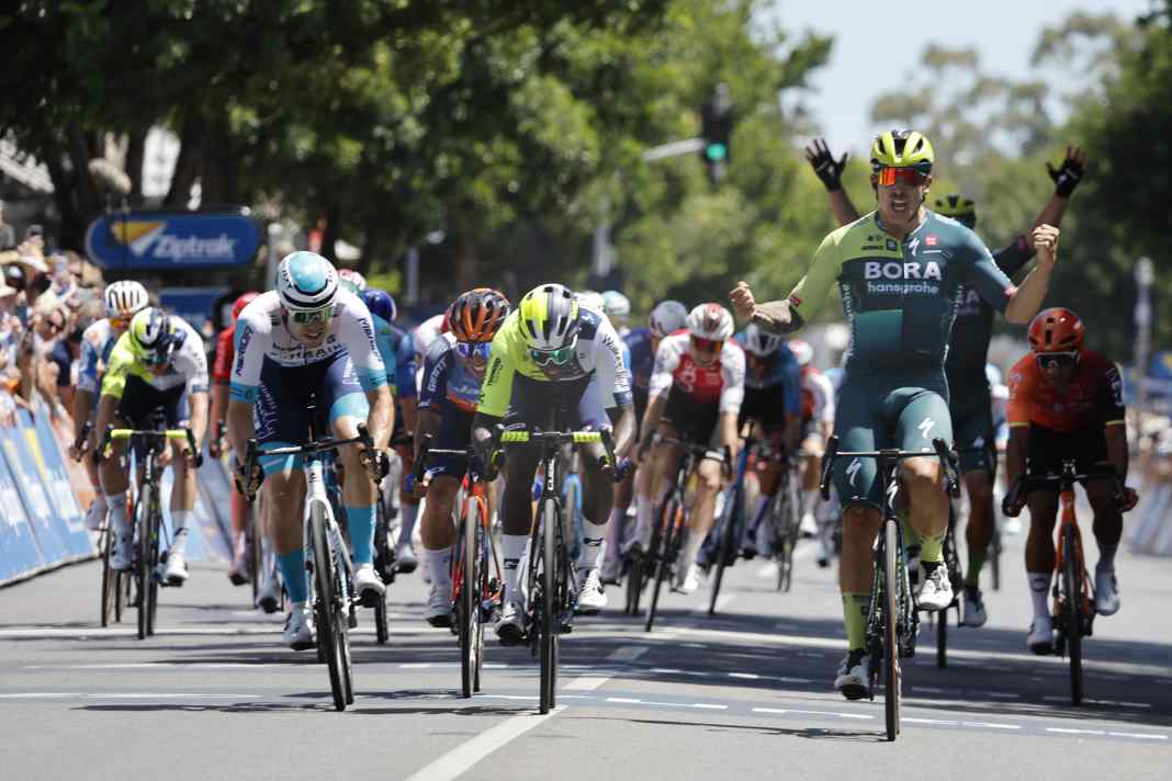 Alle Sieger der Tour Down Under im Überblick: 1. Etappe - Sam Welsford (Bora-Hansgrohe)