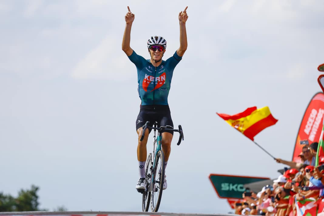 Pablo Castrillo sorgt auf der 12. Etappe für den ersten spanischen Tagessieg bei der Vuelta a Espana 2024