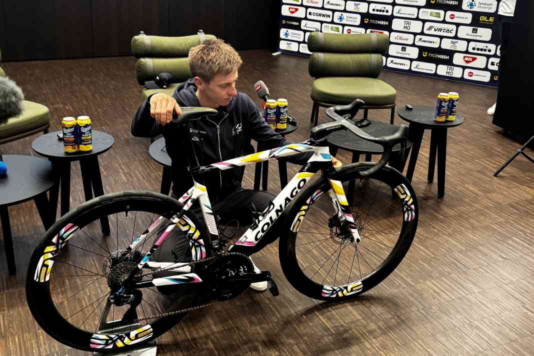 Tadej Pogacar und sein Arbeitsgerät: Colnago V4Rs Tadej