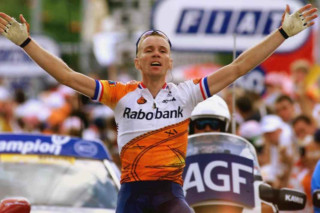 Bei der Tour 2000 gelang Erik Dekker ein Sieg als Solist in Villeneuve-sur-Lot, heute dürfte eher ein Sprint entscheiden