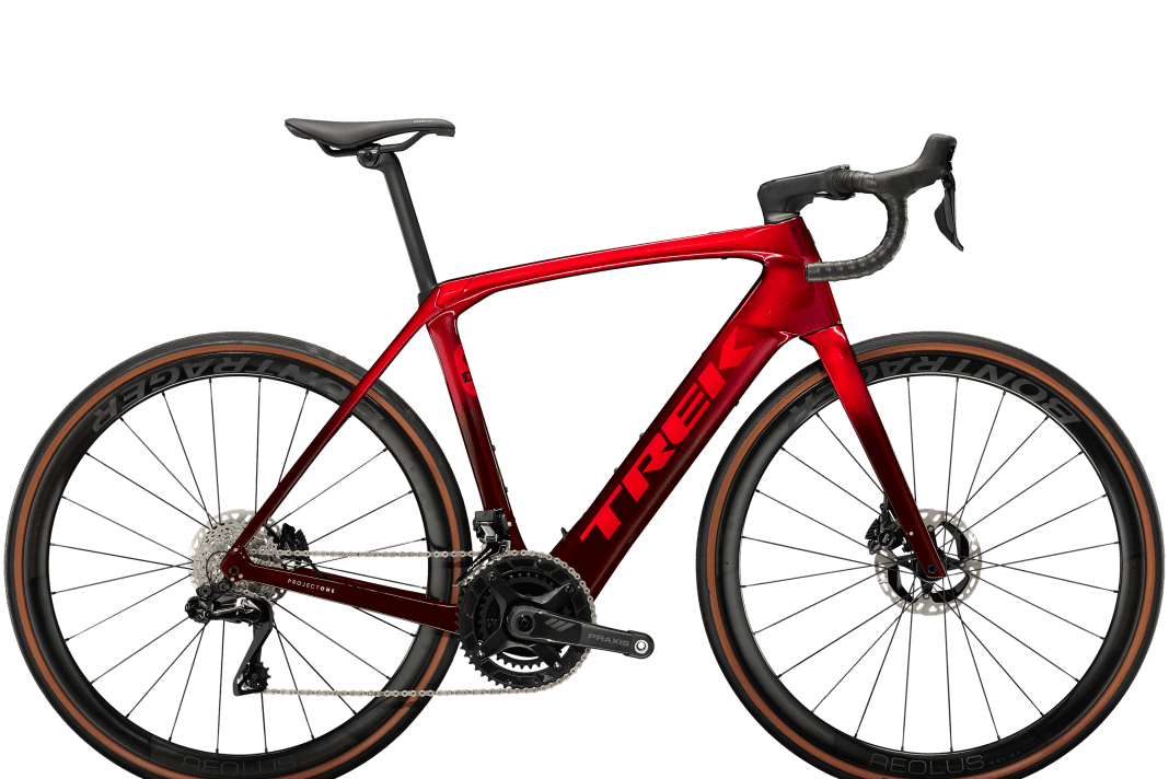 Das Trek Domane+ SLR 9 ist mit 11,8 kg das leichteste Modell.