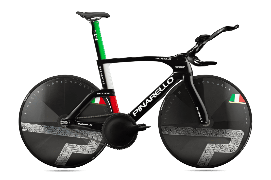 Der Rahmen des Pinarello Bolide F HR 3D wurde komplett von einem 3D-Drucker gefertigt