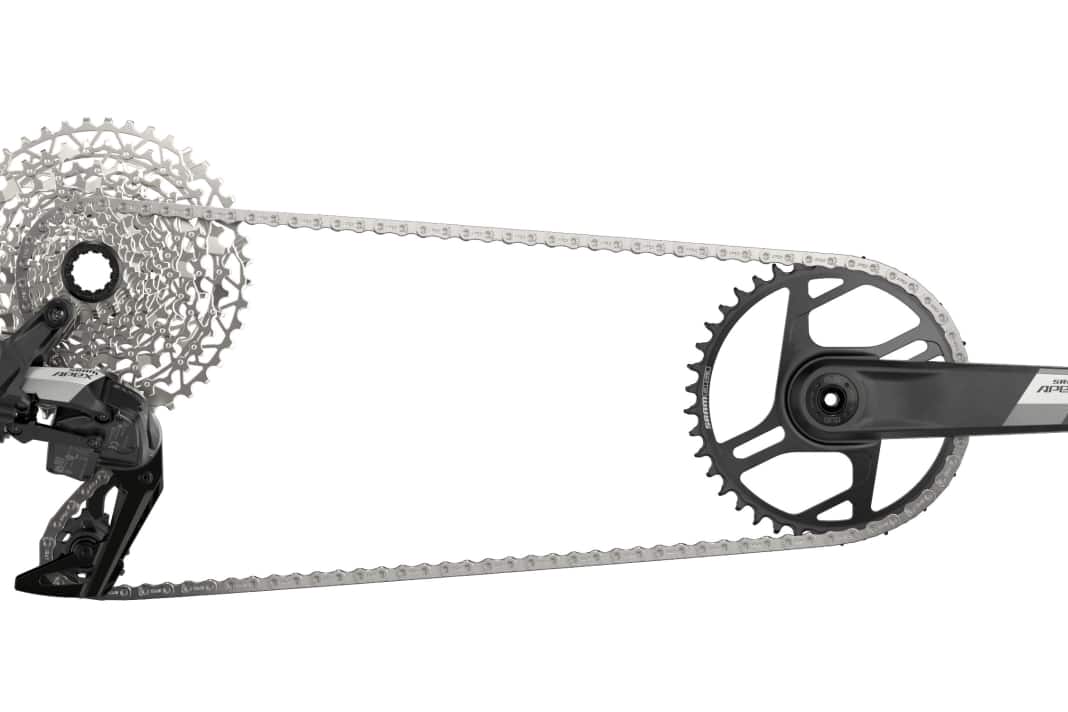 Der neue SRAM Apex-Antrieb als XPLR-Version mit 11-44 Kassette