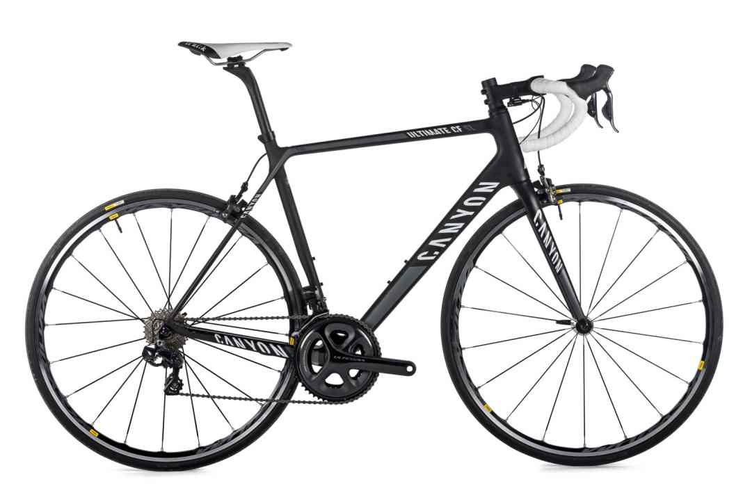 Canyon Ultimate CF SL - laut Hersteller bis 120 Kilo Fahrergewicht geeignet