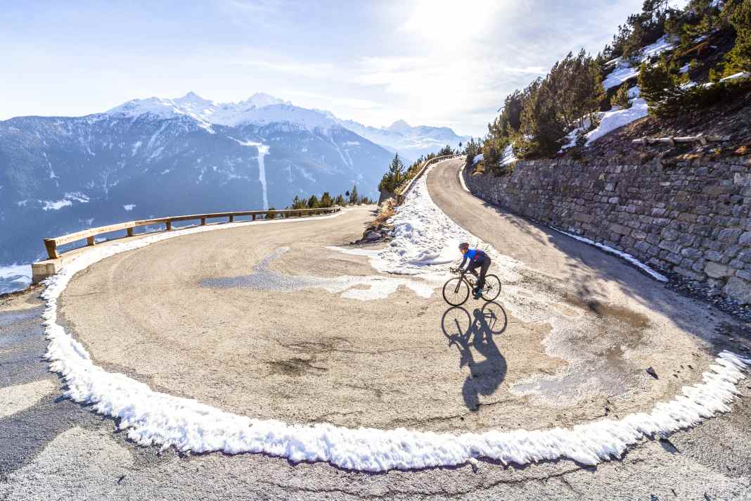 Radfahren im Winter schafft neue und faszinierende Erlebnisse