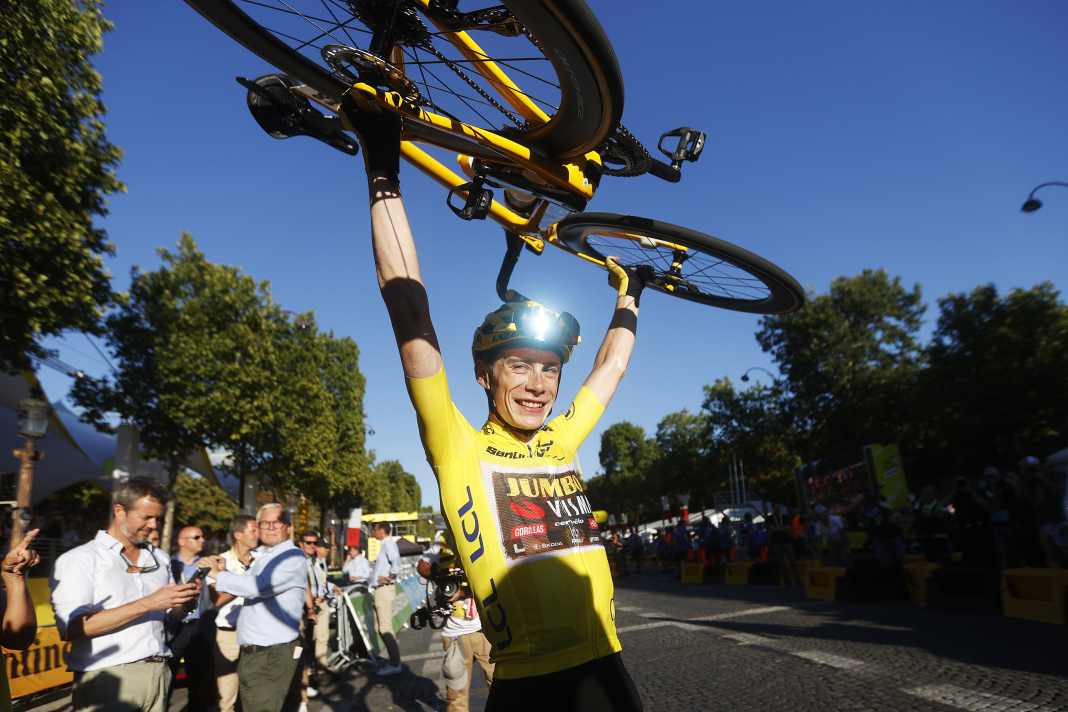 Der Gesamtsieger der Tour de France 2022: Jonas Vingegaard