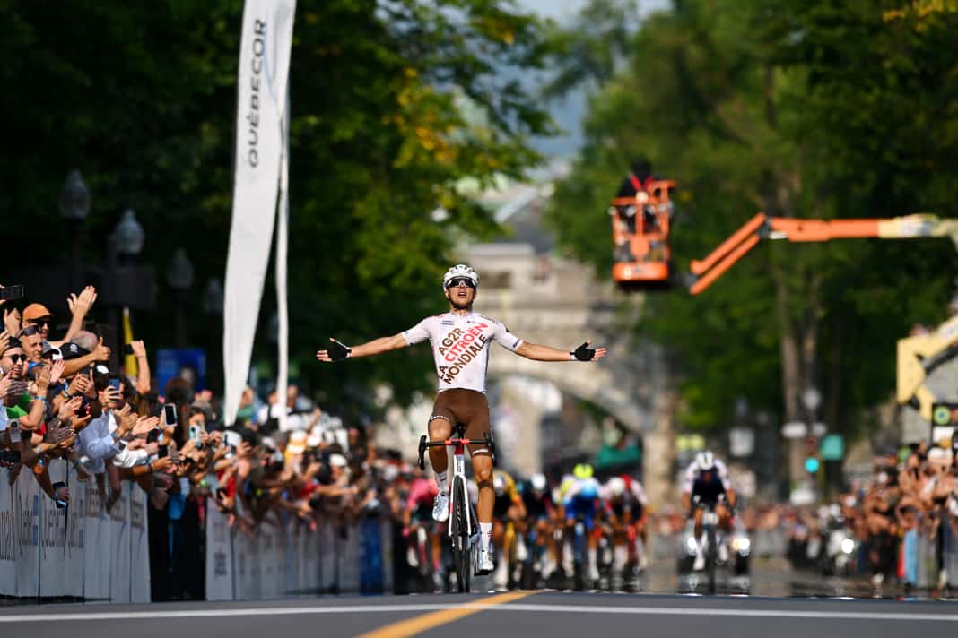 Benoit Cosnefroy gewann 2022 den Grand Prix Cycliste de Quebec