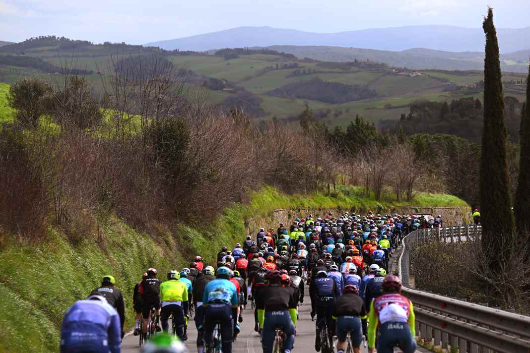 Die 3. Etappe bei Tirreno-Adriatico war mit 225 Kilometern die längste der Rundfahrt