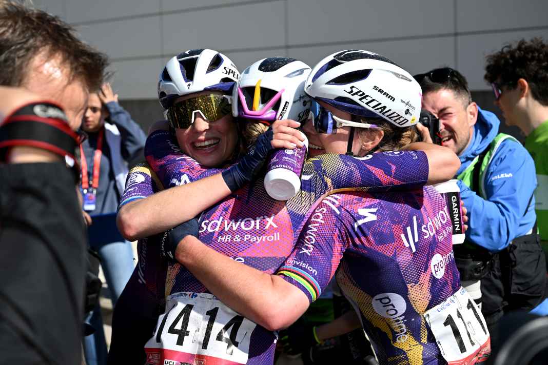 Kollektiver Jubel beim Team SD Worx - Protime ...