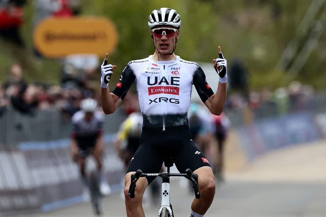 Juan Ayuso (UAE Team Emirates – XRG) gewann die 7. Etappe.