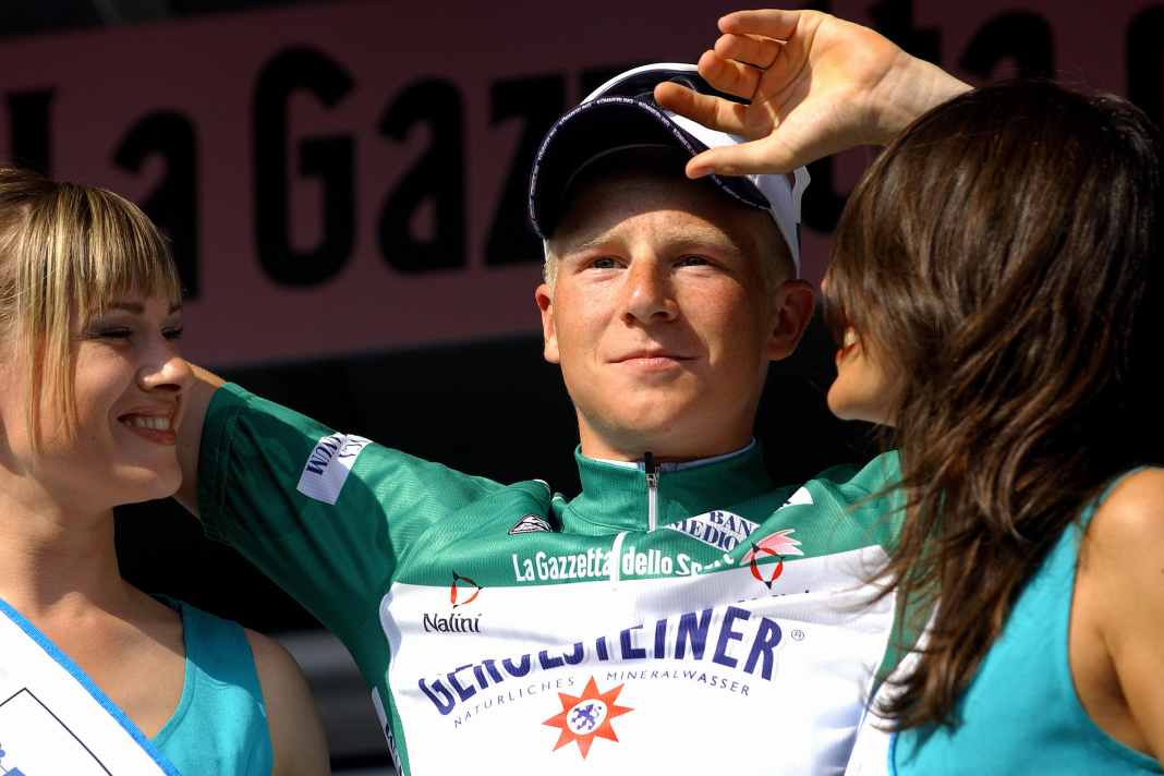 Mit 23 Jahren gewann Fabian Wegmann 2004 die Bergwertung beim Giro d'Italia.
