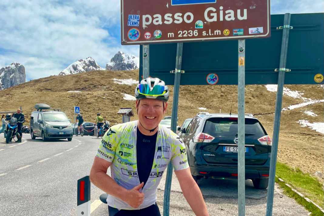 Der Autor am Passo Giau