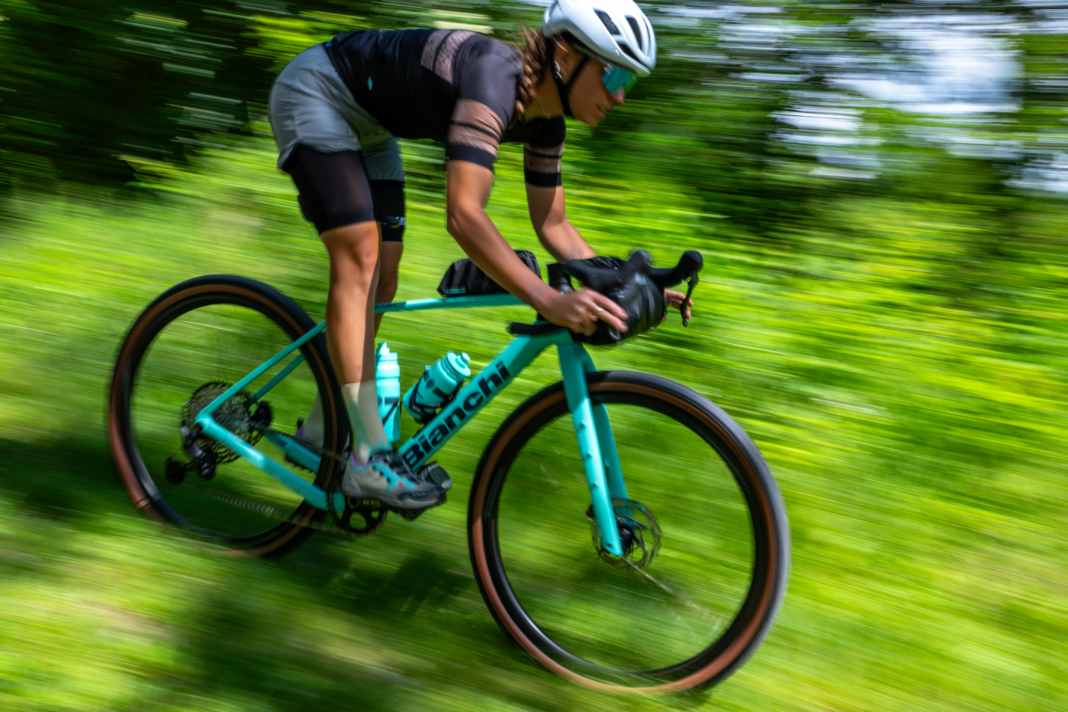 Das neue Arcadex nimmt im Offroad-Segment von Bianchi den Platz als Bikepacking-Modell ein.