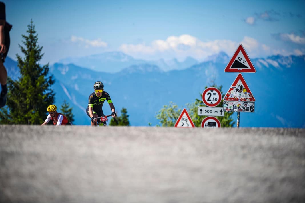 Ein besonders gemeines Steilstück lockt ehrgeizige Radsportler