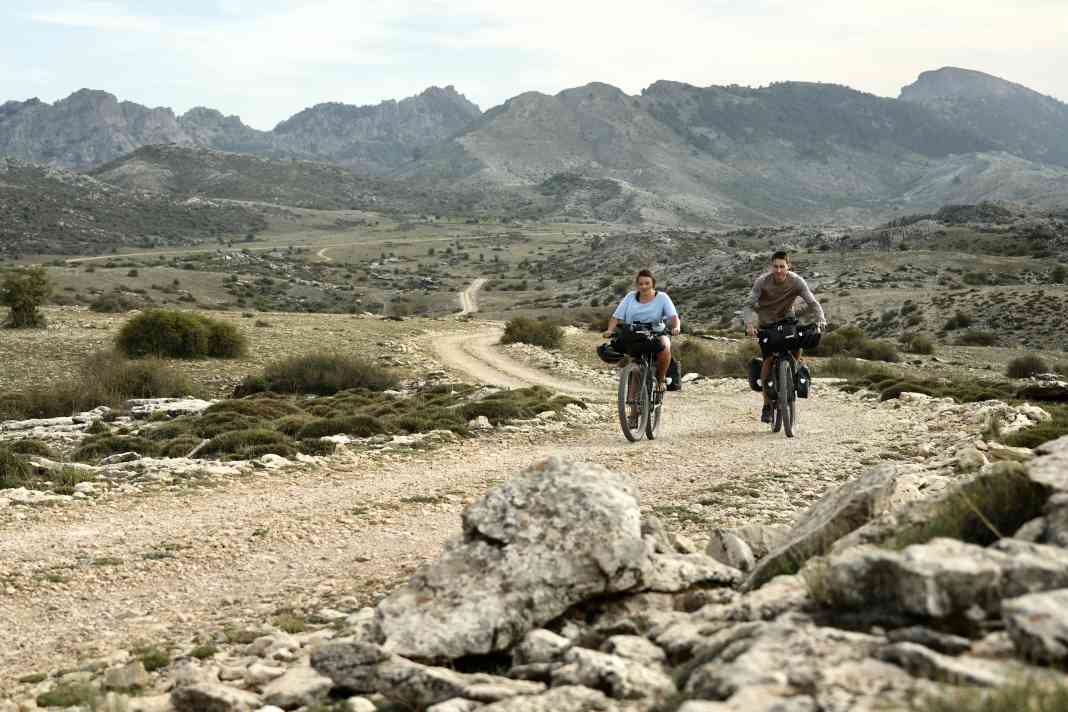 Belen und Tristan unterwegs in Spanien auf dem GR247