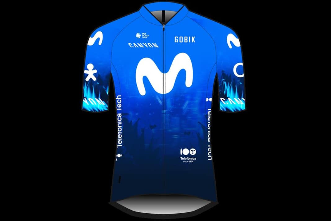 Das ist das Trikot vom Movistar Team für 2024