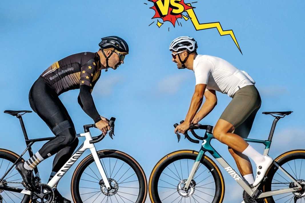 Canyon vs. Rose: Das Canyon Ultimate CF SL 8 Aero vs. Rose XLite 06 Ultegra Di2