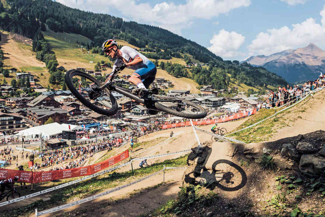 Abgehoben? Tom Pidcock mischte bei der Mountainbike-WM spektakulär ganz vorne mit – ehe ihm die Luft ausging