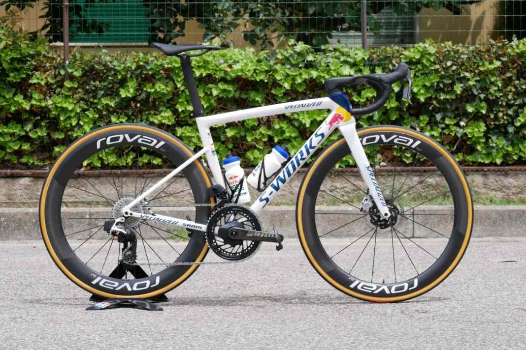 Das Specialized S-Works Tarmac SL8 von Primoz Roglic