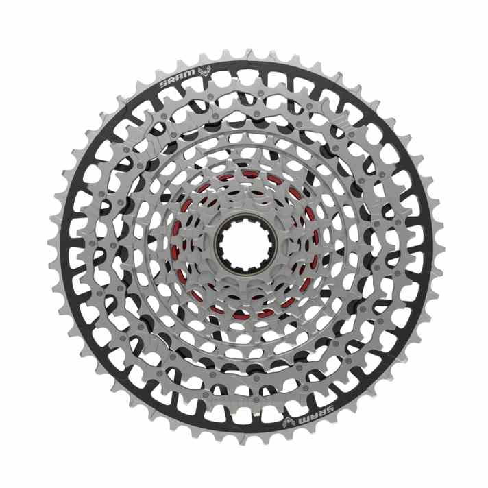 Überarbeitetes Zahndesign und harmonischere Abstufung: In die neue Transmission-Kassette hat Sram viel Entwicklungsarbeit gesteckt.