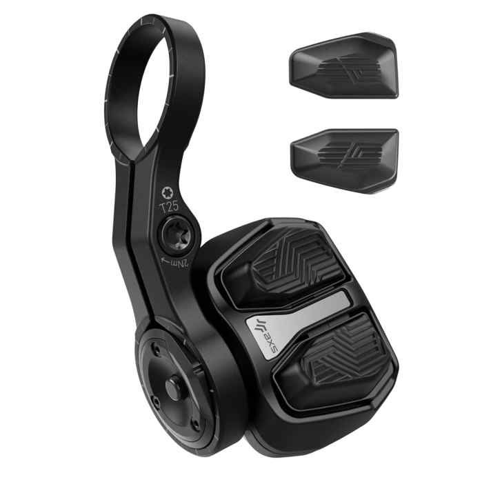 Auf den ersten Blick wirkt die Optik der neuen Pod Controller etwas sperrig, doch die Funktion und die gute Justage am Lenker überzeugen. Bei der optionalen Deluxe-Version (240 Euro statt 180 Euro) können die Tasten gewechselt werden. Es gibt konvexe und konkave Tasten.