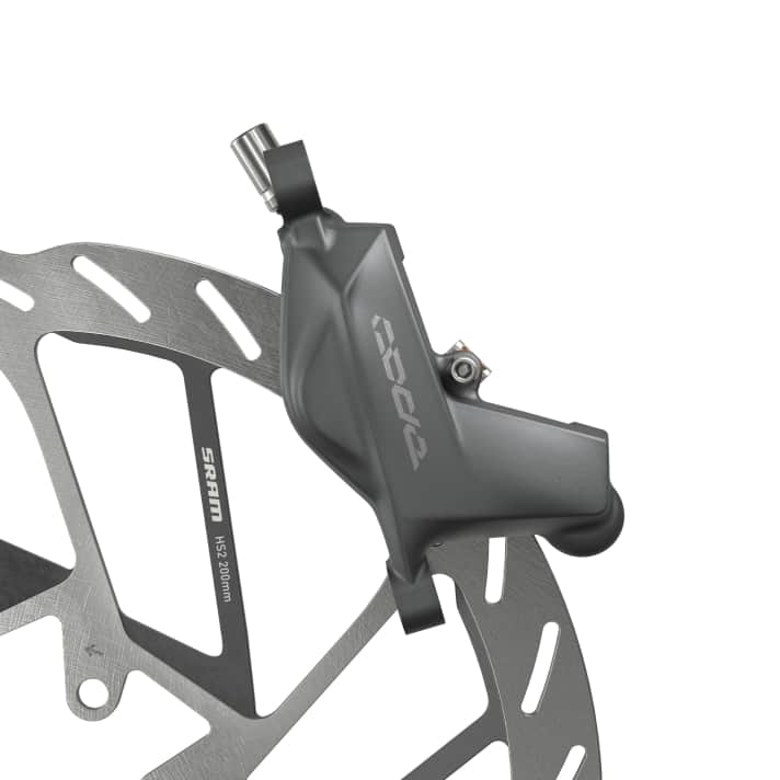 Die Code Bronze-Bremse hat ein eigenes Dark Polar-Finish und Trail-taugliche Funktionen.