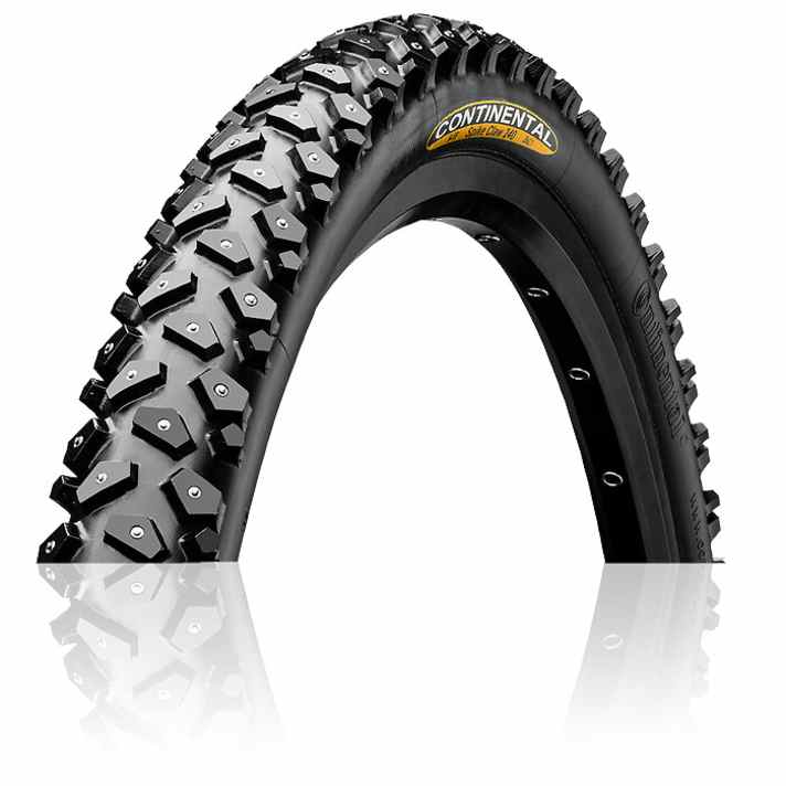   Spike Claw heißt der Spike-Reifen von Continental. Ihn gibt es wahlweise mit 120 oder 240 Spikes.