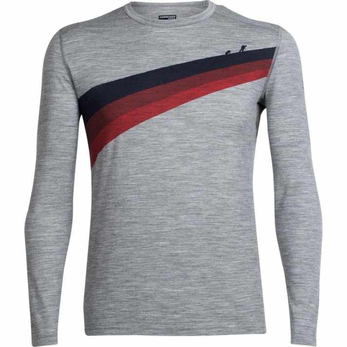 Das Langarm-Oberteil Oasis Ascent Stripe von Icebreaker