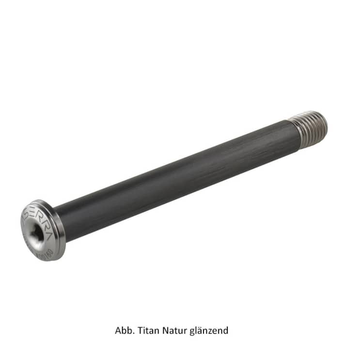 Ein Mix aus Carbon und Titan drückt bei den Aserra-Steckachsen das Gewicht.