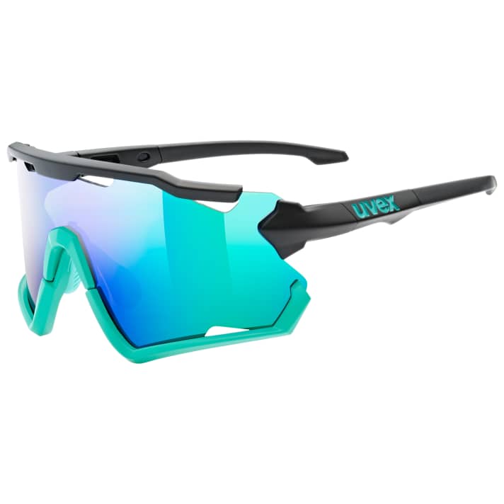   Mit der vollverspiegelten Sonnenbrille im XXL-Format verspricht Uvex dank speziell behandelter Scheibe und einer direkten Scheibenbelüftung absolute Beschlagfreiheit. Die kantigen Aussparungen in der Scheibe sorgen nicht nur für noch mehr Auffälligkeit, sondern verschaffen auch mehr Belüftung.