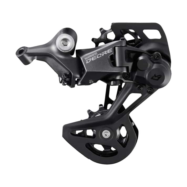   Shimano bietet die LinkGlide-Technik beim 1x10 Deore (M5130-Serie) und beim 1x11 Deore XT Antrieb (M8130-Serie).