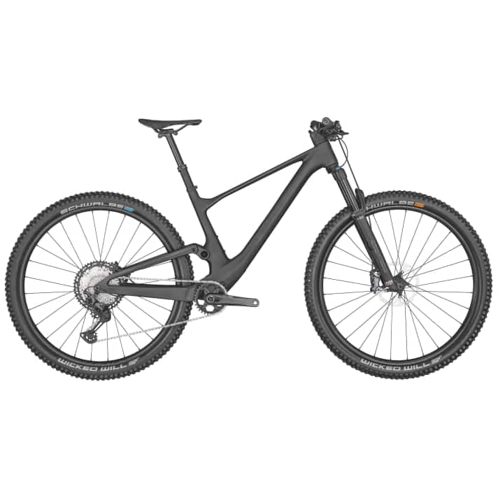   Das Spark 910 kommt mit <a href="https://www.bike-magazin.de/a/4535125" target="_blank" rel="noopener noreferrer nofollow">Schwalbe Wicked Will-Reifen</a> , Fox-Fahrwerk und Shimano XT-Schaltung sowie Shimano XT-Vierkolbenbremsen. Preis: 5299 Euro.