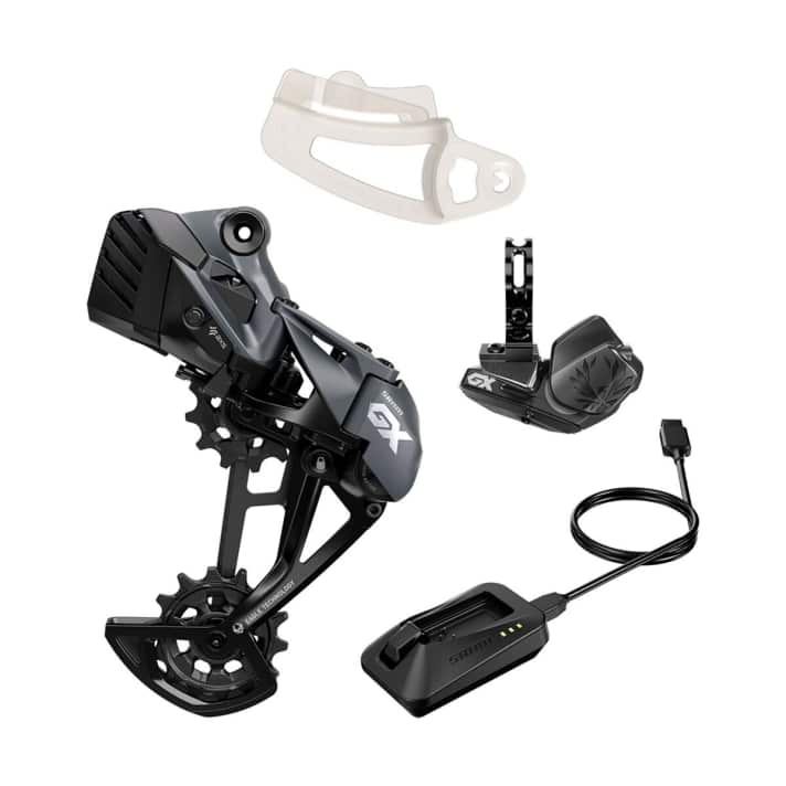 Elektronisches und kabelloses Schalten am Mountainbike war noch nie so günstig wie mit der <a href="https://www.bike-magazin.de/mtb_news/teile_zubehoer/sram-gx-eagle-axs-funk-schaltung" target="_blank" rel="noopener noreferrer nofollow">Sram GX Eagle AXS</a> . Wer schon eine 1x12-Gruppe der US-Amerikaner fährt, dem reicht ein Upgrade-Kit mit Schalthebel und Schaltwerk für den Umstieg. Das Set für die funkgesteuerte GX Eagle gibt's bei Roses Black Week heute für 519 statt 620 Euro .