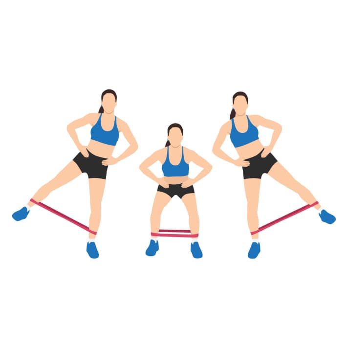 Theraband-Workout: Hip-Abduktion