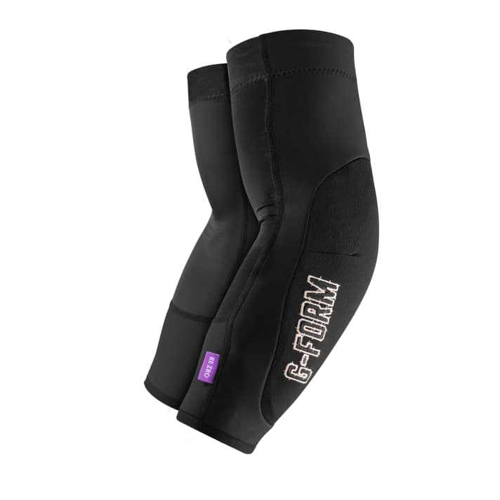 Die Ellbow-Pads sind ähnlich aufgebaut, verzichten aber auch den Klett-Strap zur Anpassung