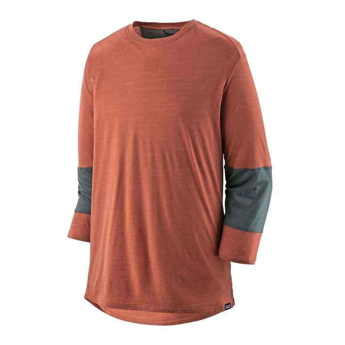 Regenbekleidung: Das 3/4 Sleeve Merino Bike Jersey von Patagonia