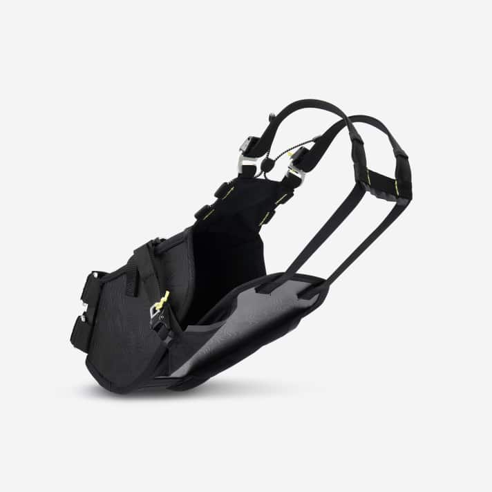 Die Rockrider ADVT 900 Satteltaschenbefestigung