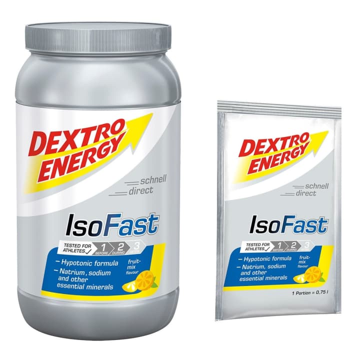 Isotonisches Getränk mit Elektrolyten und Kohlenhydraten: Dextro Energy IsoFast