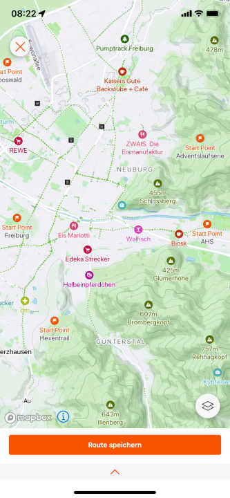   Ob Supermarkt, Pumptrack oder die beliebtesten Startpunkte für Touren: Die neuen Points of Interest erleichtern die Routenplanung mit Strava.