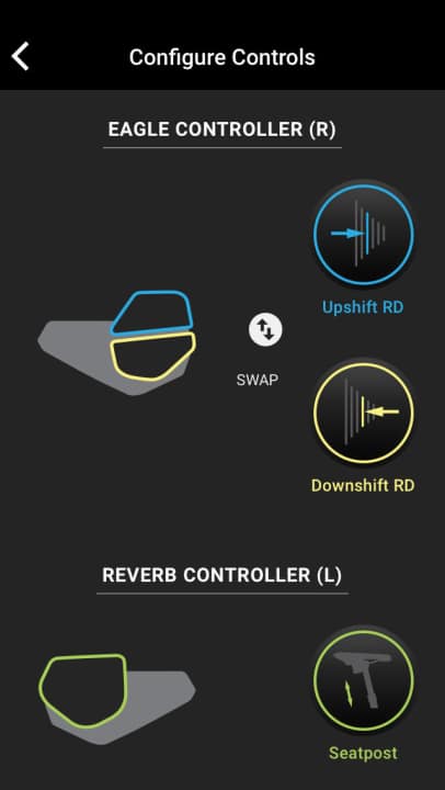   Wer will, kann die App von Sram nutzen, um die Controller-Belegung zu ändern und gewonnene Daten einzusehen.