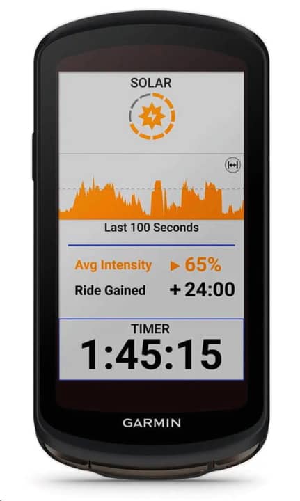 Navi und Trainingsanalyse-Gerät mit Solarzellen-Akku: Der Edge 1040 Solar ist eines der Topmodelle von Garmin. Der Radcomputer kann alles, kostet aber auch.