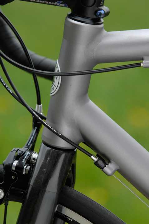   Edel: Storck überzeugt mit einem tollen Finish, runde Rahmenrohre dominieren das Erscheinungsbild 
