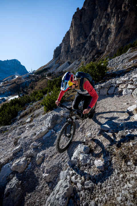 Geschafft, Bremse lösen und weiter.