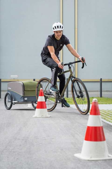 Lastenanhänger haben in Sachen Flexibilität Vorteile im Vergleich zu Lastenrädern.