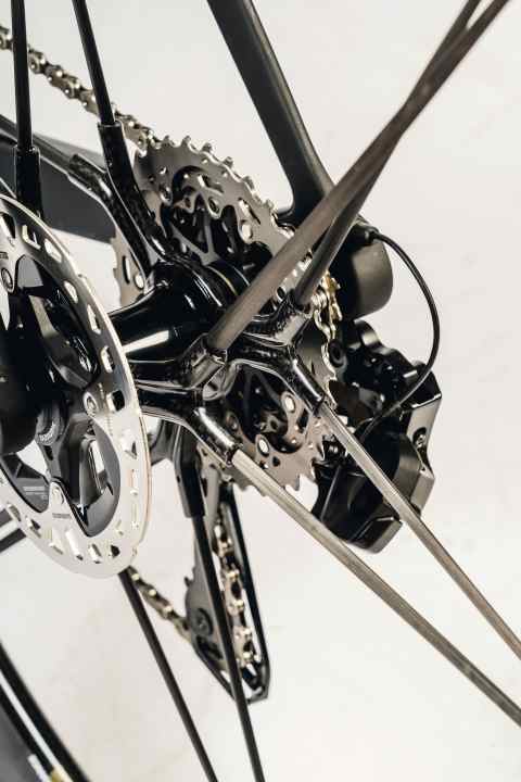 Das Look 795 Blade kommt mit einer Shimano Dura-Ace Di2 daher