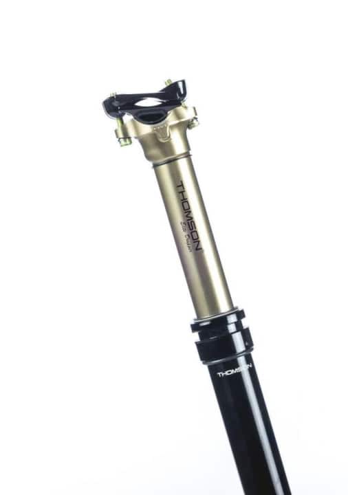   Die Elite ist die erste absenkbare Sattelstütze von Thomson.